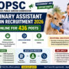 OPSC Veterinary Assistant Surgeon Recruitment 2026
