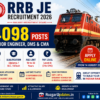 RRB JE Recruitment 2026