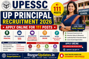 UPESSC UP Principal Recruitment 2026