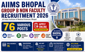 AIIMS Bhopal Group B Recruitment 2026