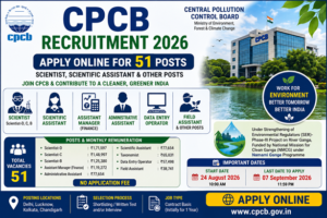 CPCB Recruitment 2026 CPCB Recruitment 2026