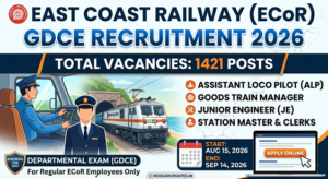 East Coast Railway GDCE Recruitment 2026