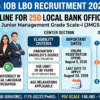 IOB LBO Recruitment 2026