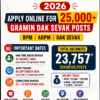 India Post GDS Recruitment 2026