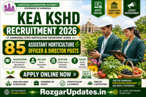 KEA KSHD Recruitment 2026