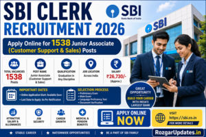 SBI Clerk Recruitment 2026